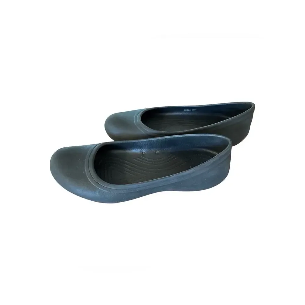Crocs At Work Alice Work Flat in Black, Professional Women’s Size 9